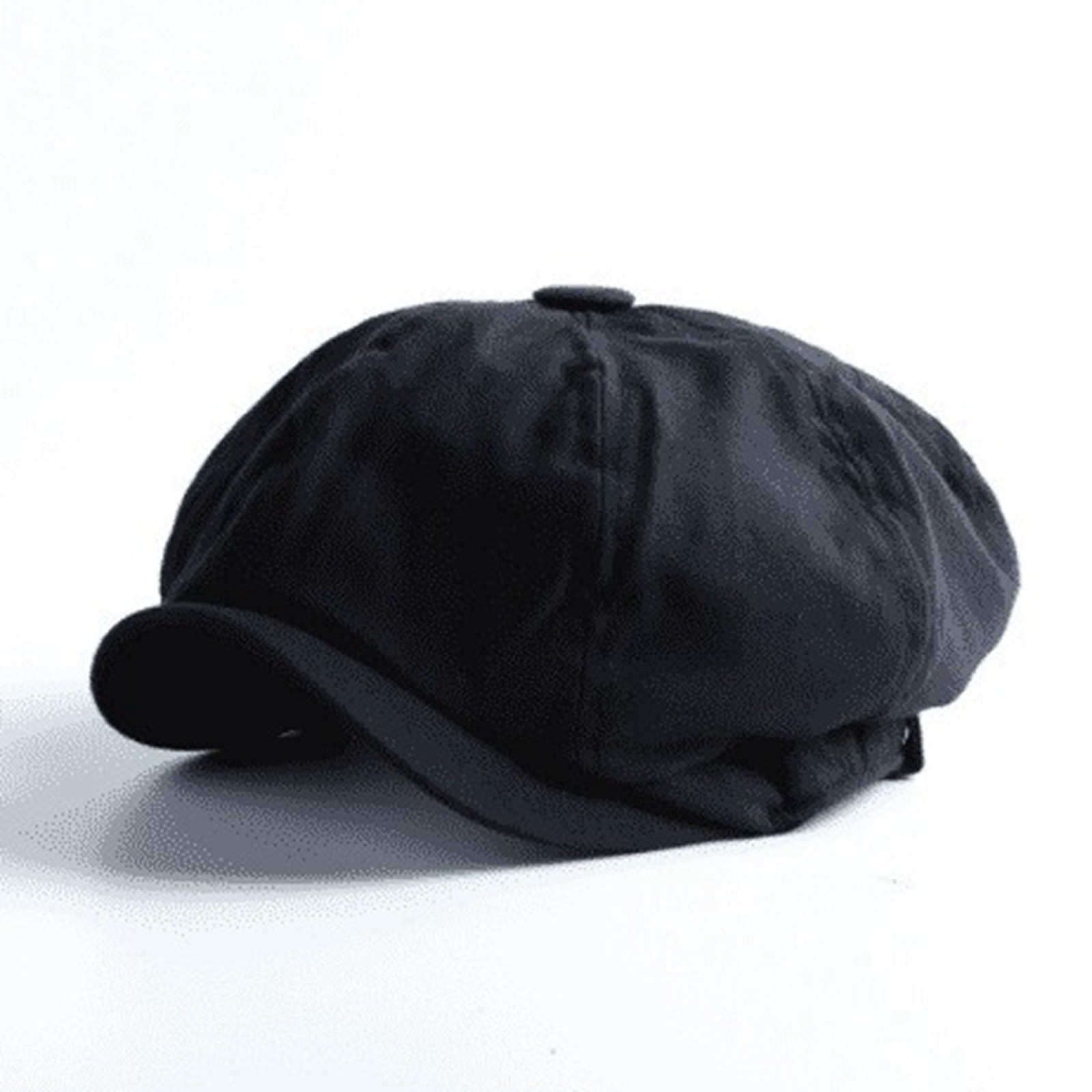 thumbnail image 2 of Boina unisex de color liso estilo retro británico - Gorro informal de spandex para todas las estaciones, tallas S-XL, 2 of 6
